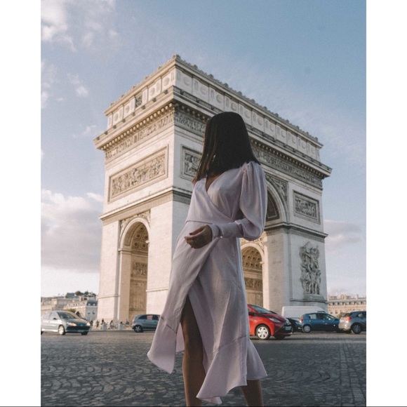 JOIE Kyrene Asymmetric Charmeuse Dress NWT - Picture 9 of 16